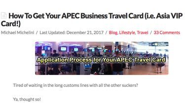 How To Get APEC Card